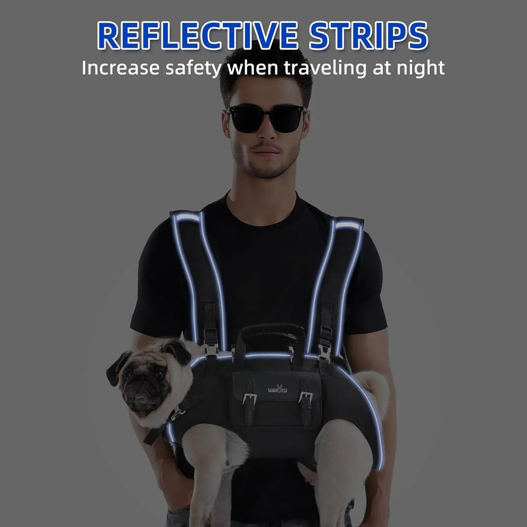 Dog Carrier Backpack – Full Body Support Harness for Medium Breeds with Joint Pain & Mobility Issues