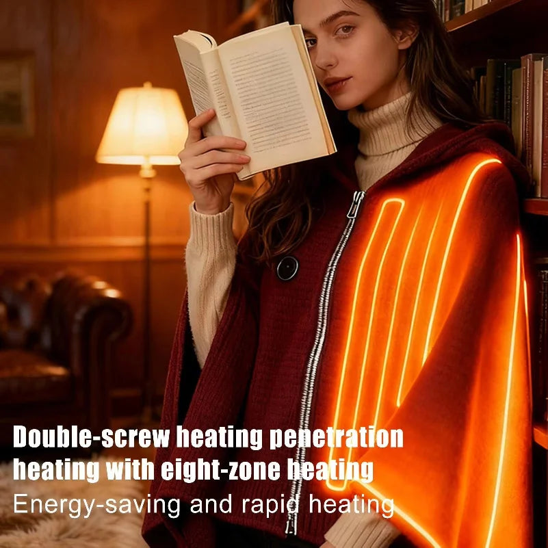 Electric Heated Shawl Blanket