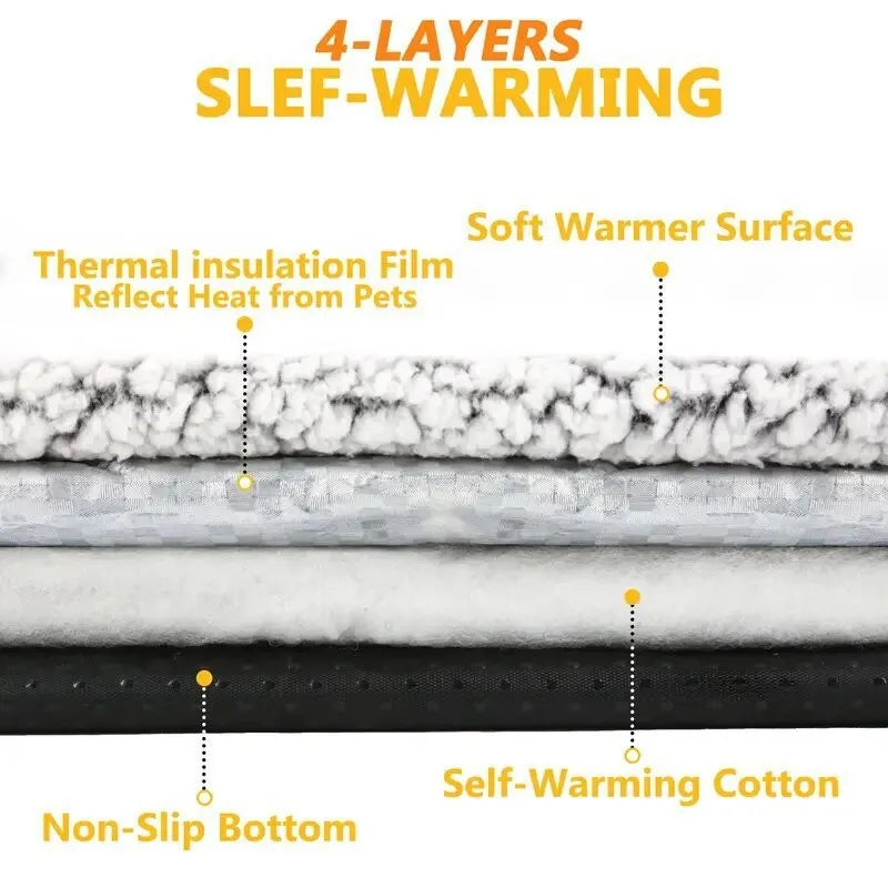 Household Pet Winter Warm Self-Heating Sleeping Pad