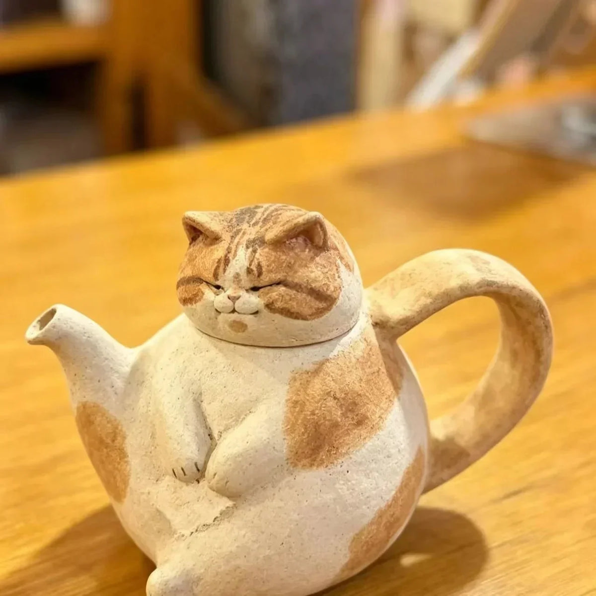 Afternoon Cat Ceramic Teapot Cup Set