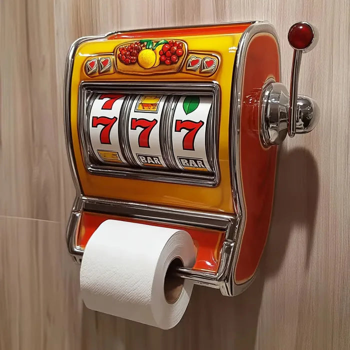 Slot Machine Toilet Roll Holder