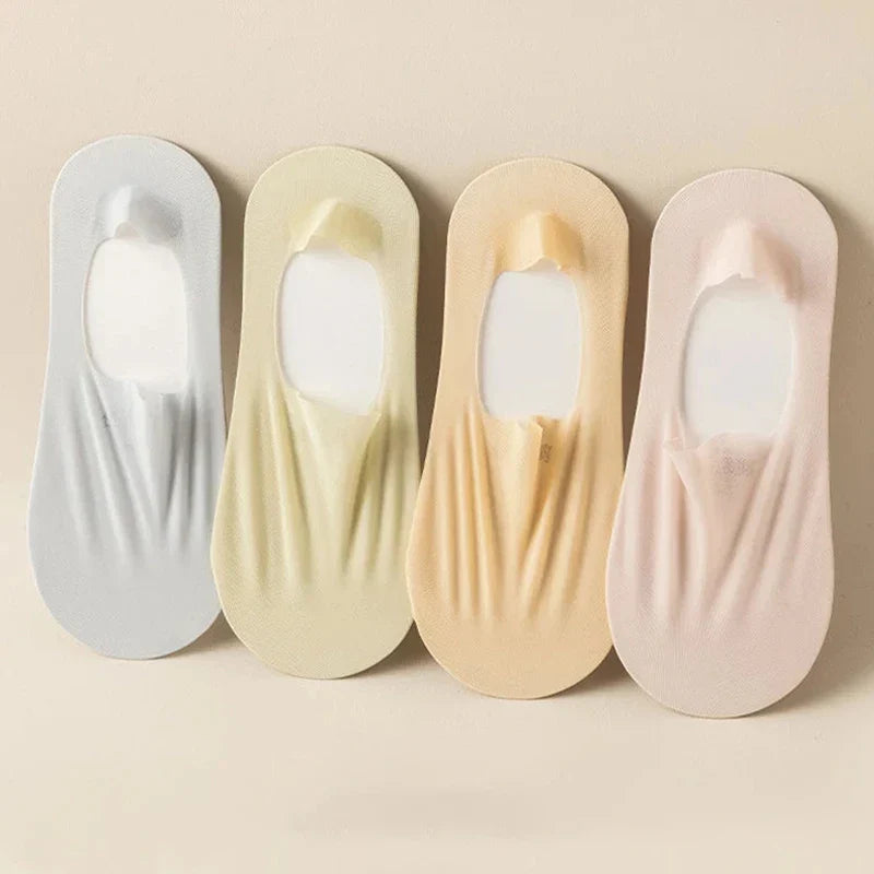 Invisible Breathable Mesh Anti-Slip Socks