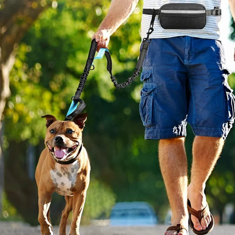 Multifunctional Sports Waist Bag with Hands-Free Dog Leash
