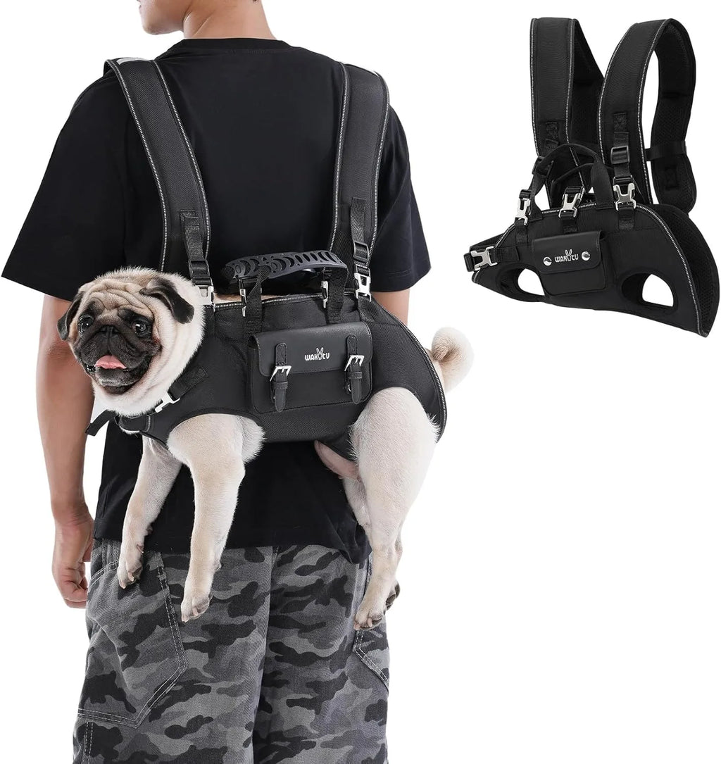Dog Carrier Backpack – Full Body Support Harness for Medium Breeds with Joint Pain & Mobility Issues