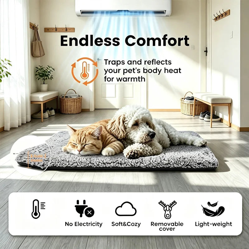 Household Pet Winter Warm Self-Heating Sleeping Pad
