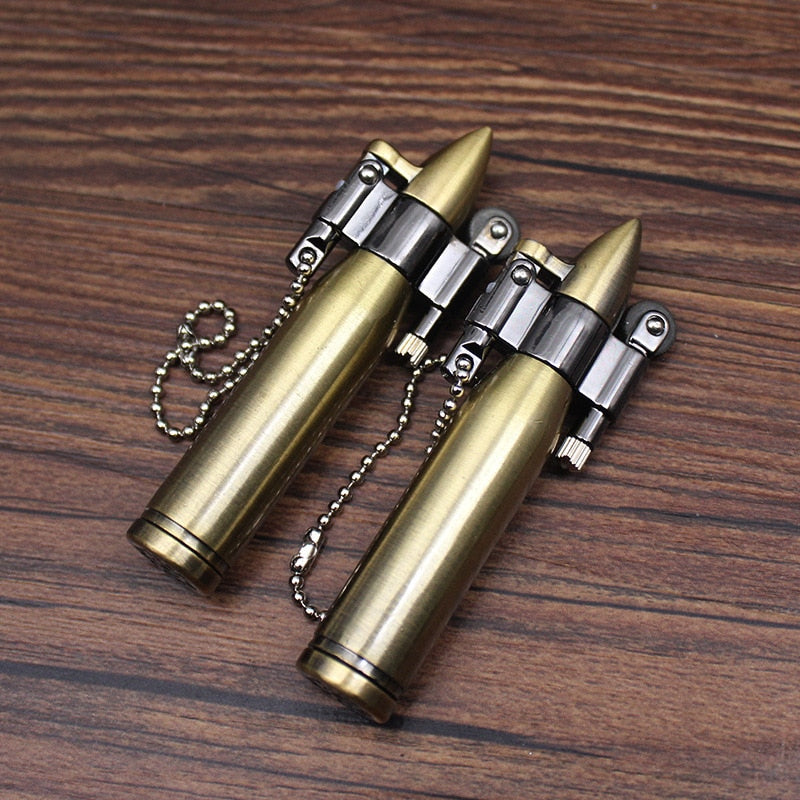 Jet Power Retro Metal Keychain Lighter