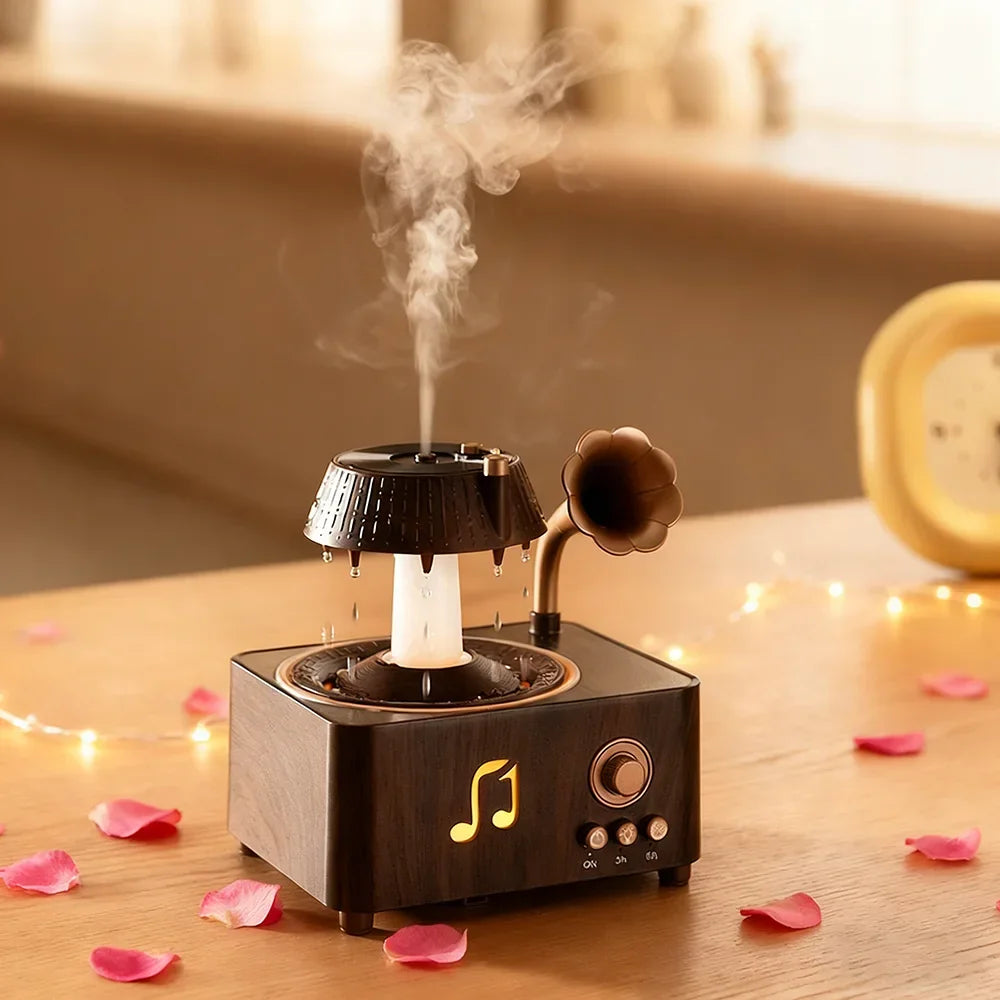 Vintage Rotating Gramophone Air Humidifier