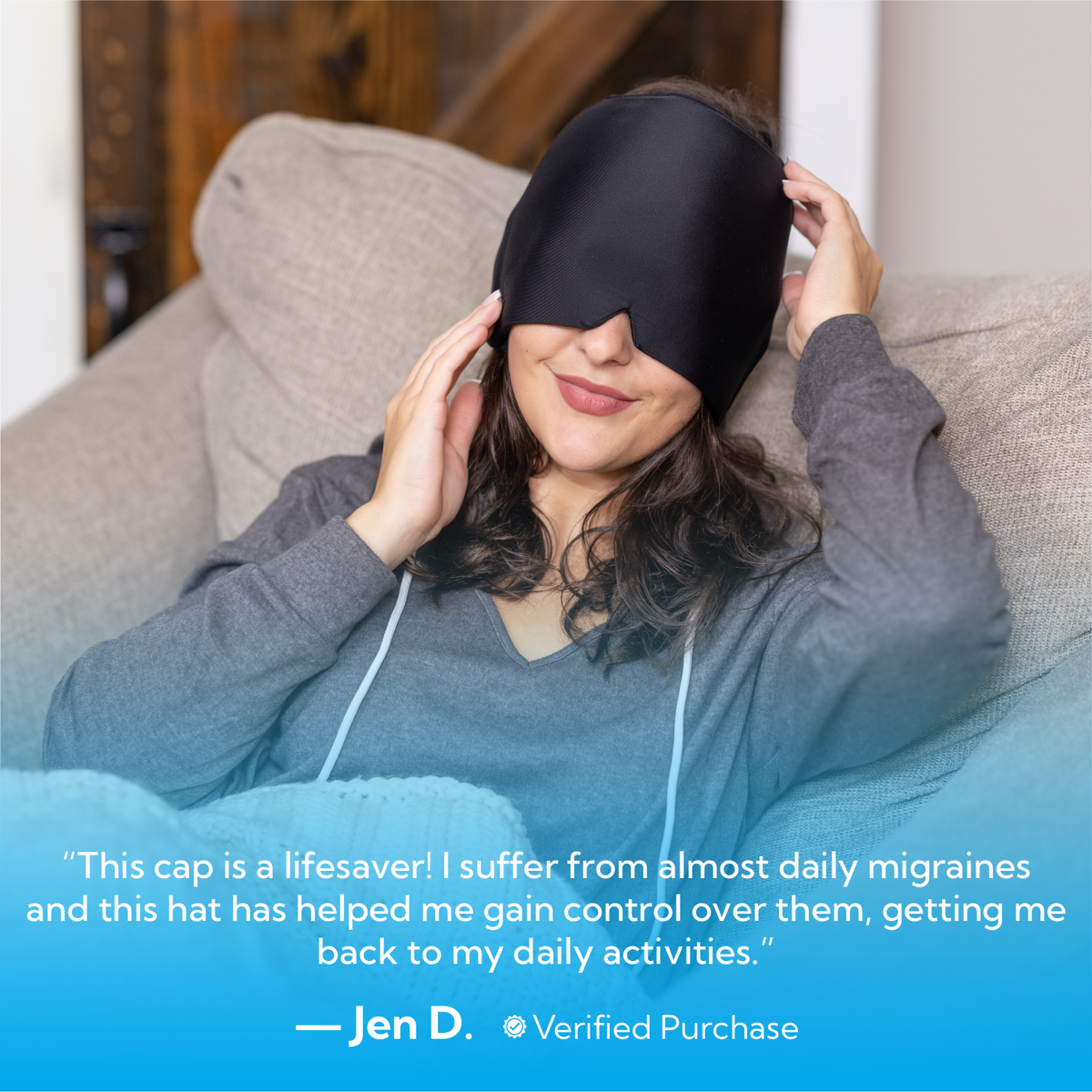 Natural Headache & Migraine Relief Cap