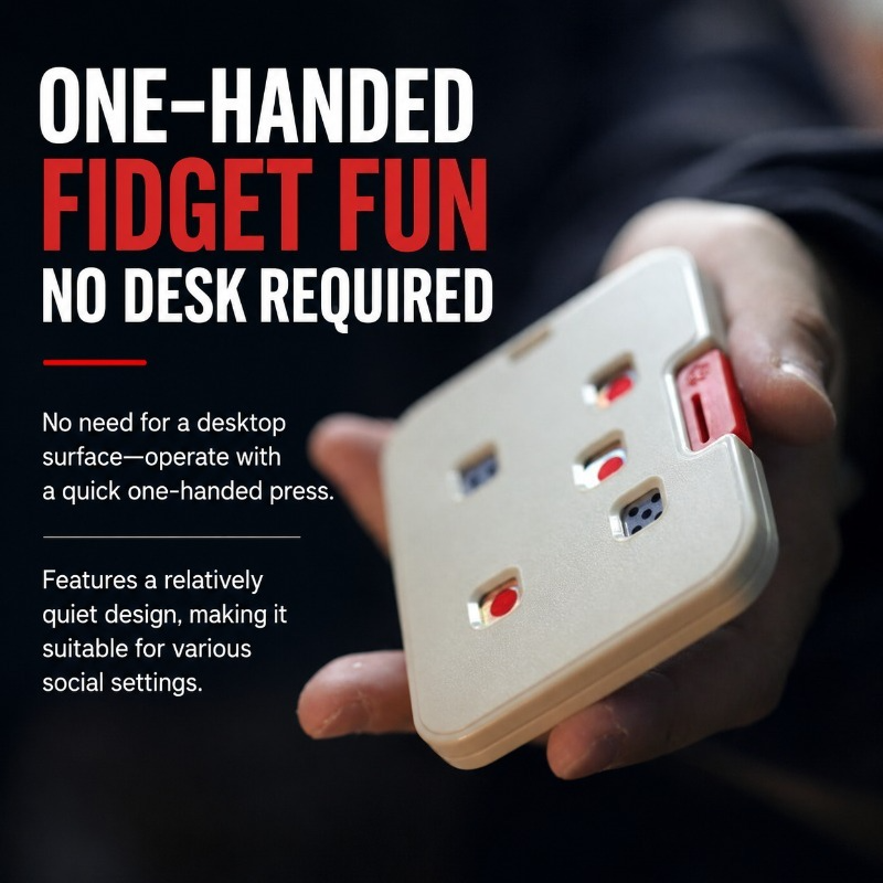 Mechanical No-Battery Dice Card