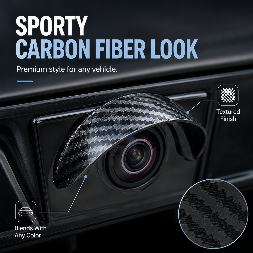 Four-piece car camera rain cover set