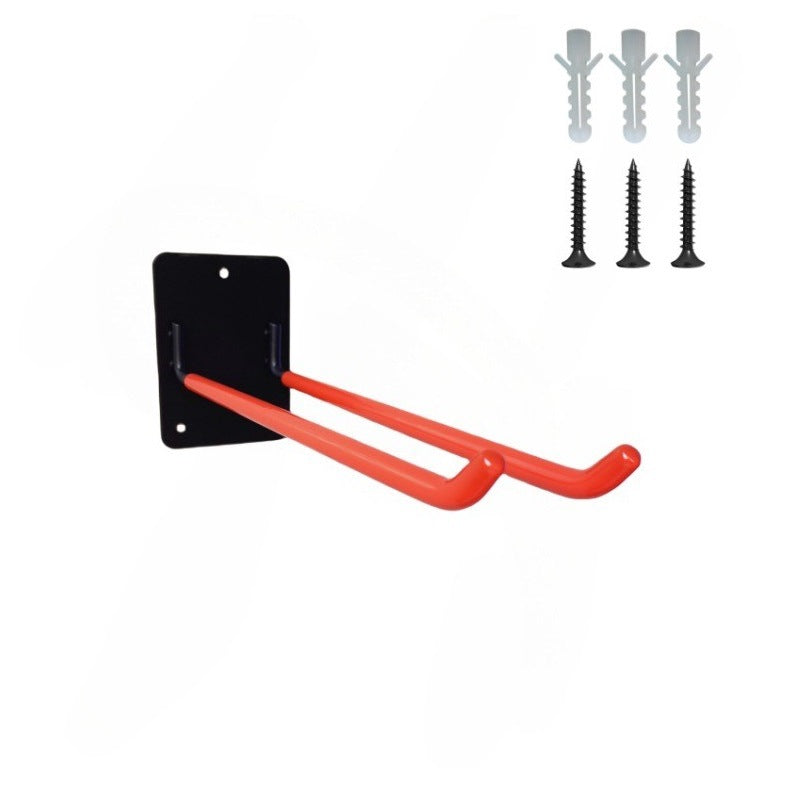 2 Pack Heavy Duty Garage Storage Hooks for Bikes & Garden Tools