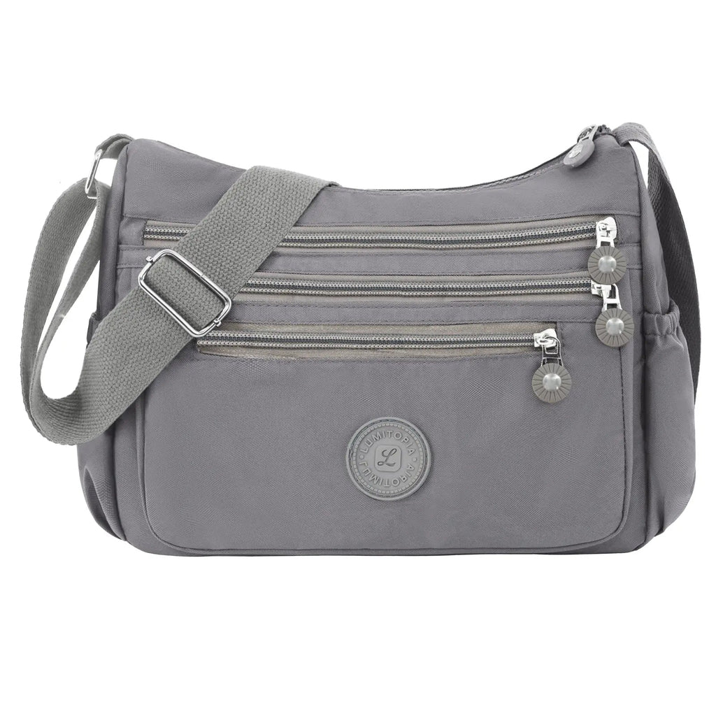 Nylon Crossbody Bag — Lightweight, Adjustable Strap, Water-Resistant, Everyday Carry, Travel Friendly, Secure Zipper