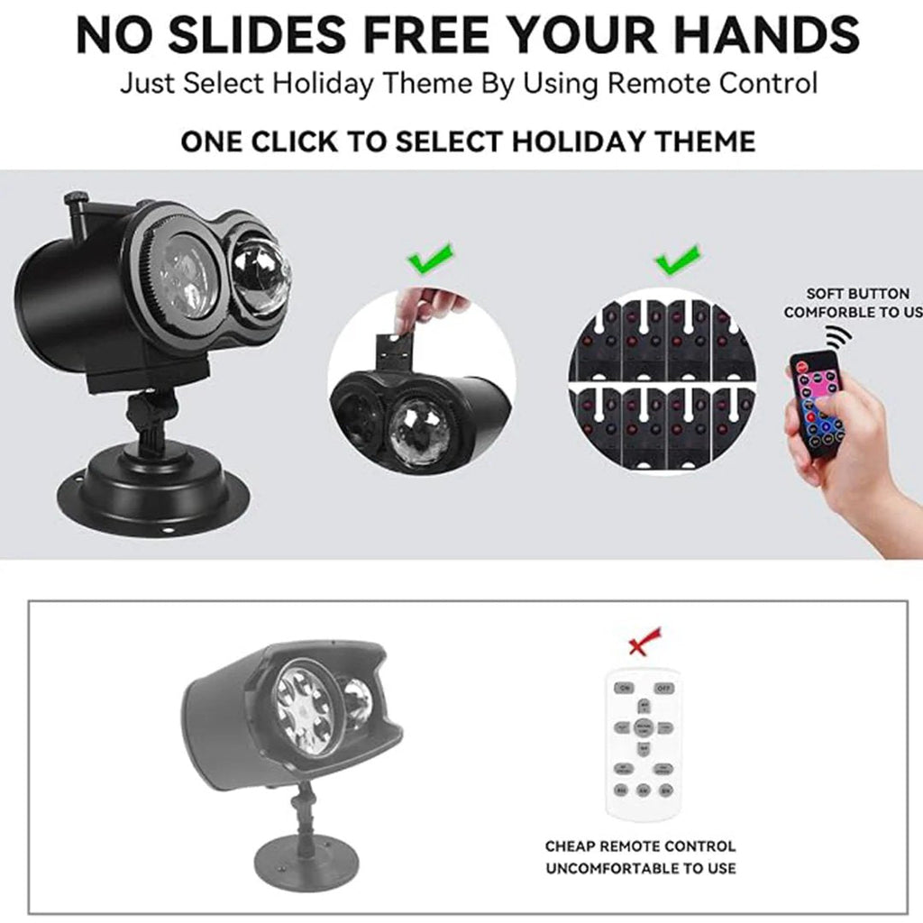 Haunted Halloween Wonderland | 10 Unique HD Projection Patterns, 32FT Ultra-Large Display