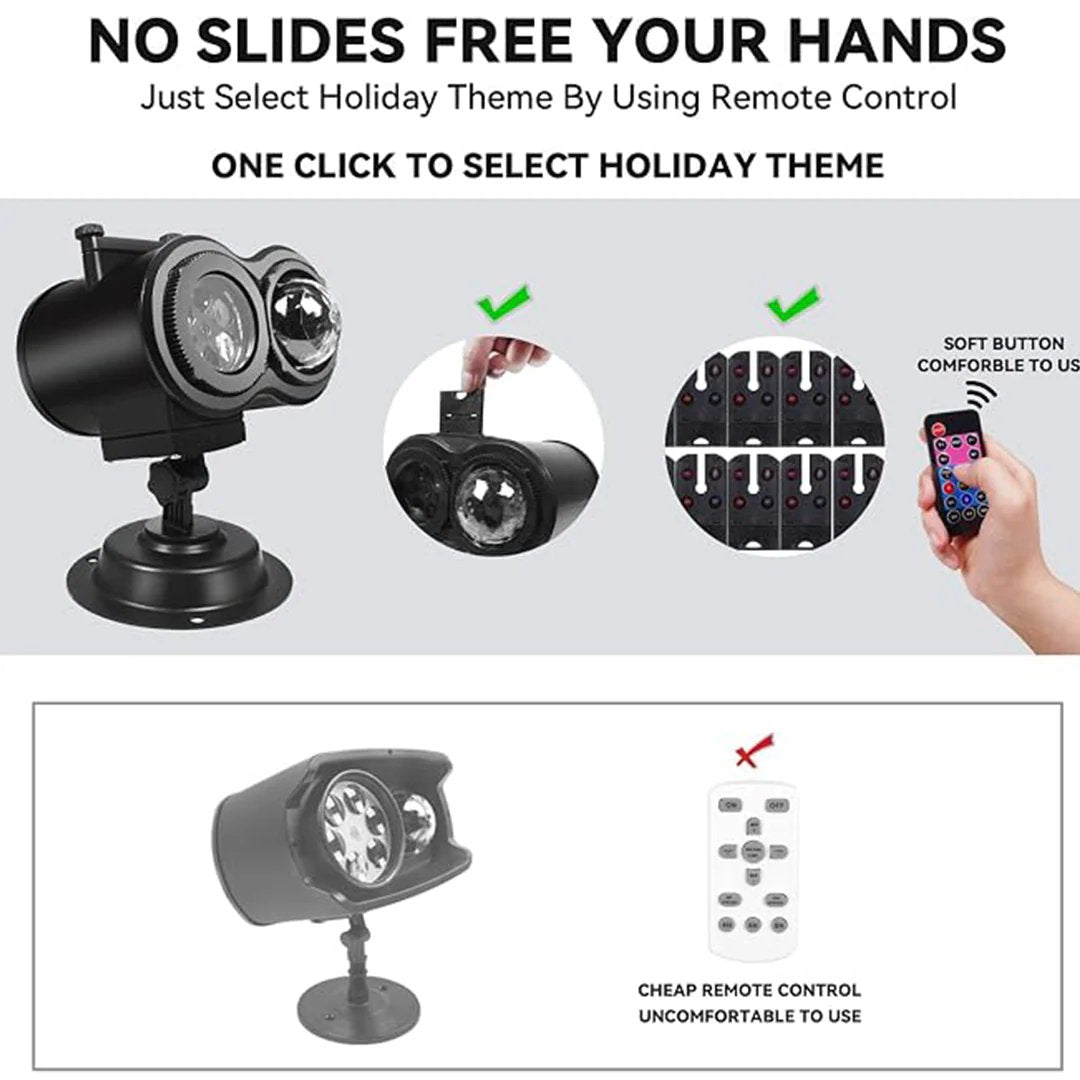 Haunted Halloween Wonderland | 10 Unique HD Projection Patterns, 32FT Ultra-Large Display