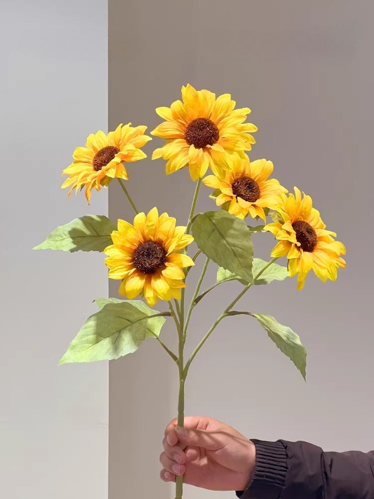 Sunny Meadow Cluster Faux Floral Arrangement
