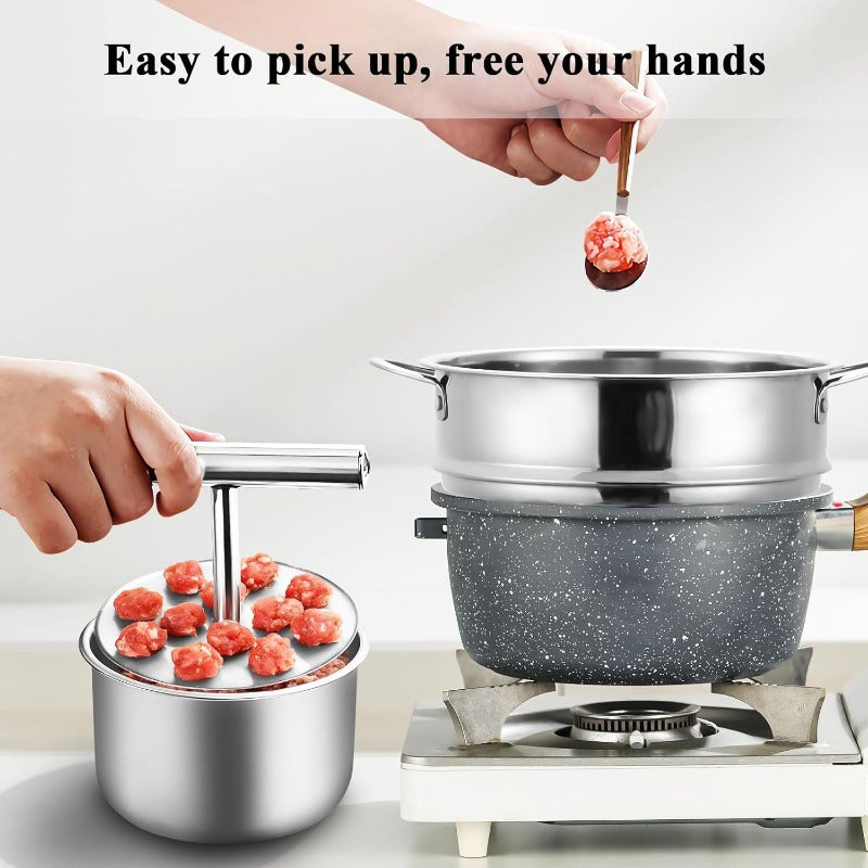 Stainless Steel Meatball Press