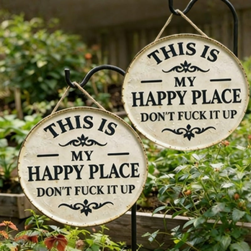Sassy Happy Place Sign