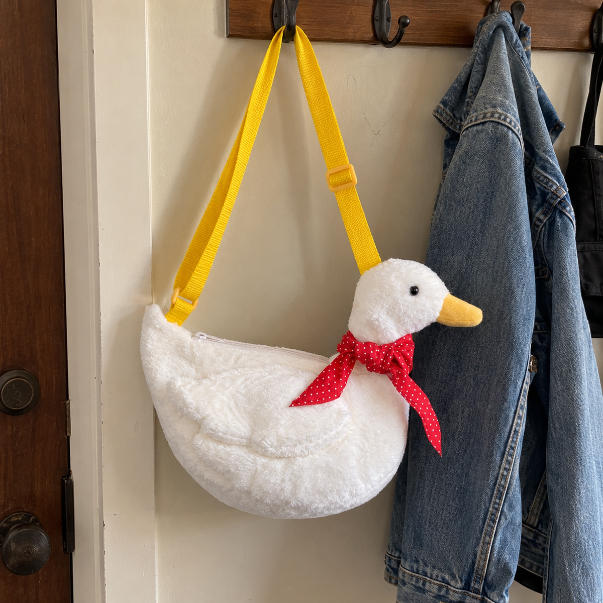 Silly Goose Plush Shoulder Bag