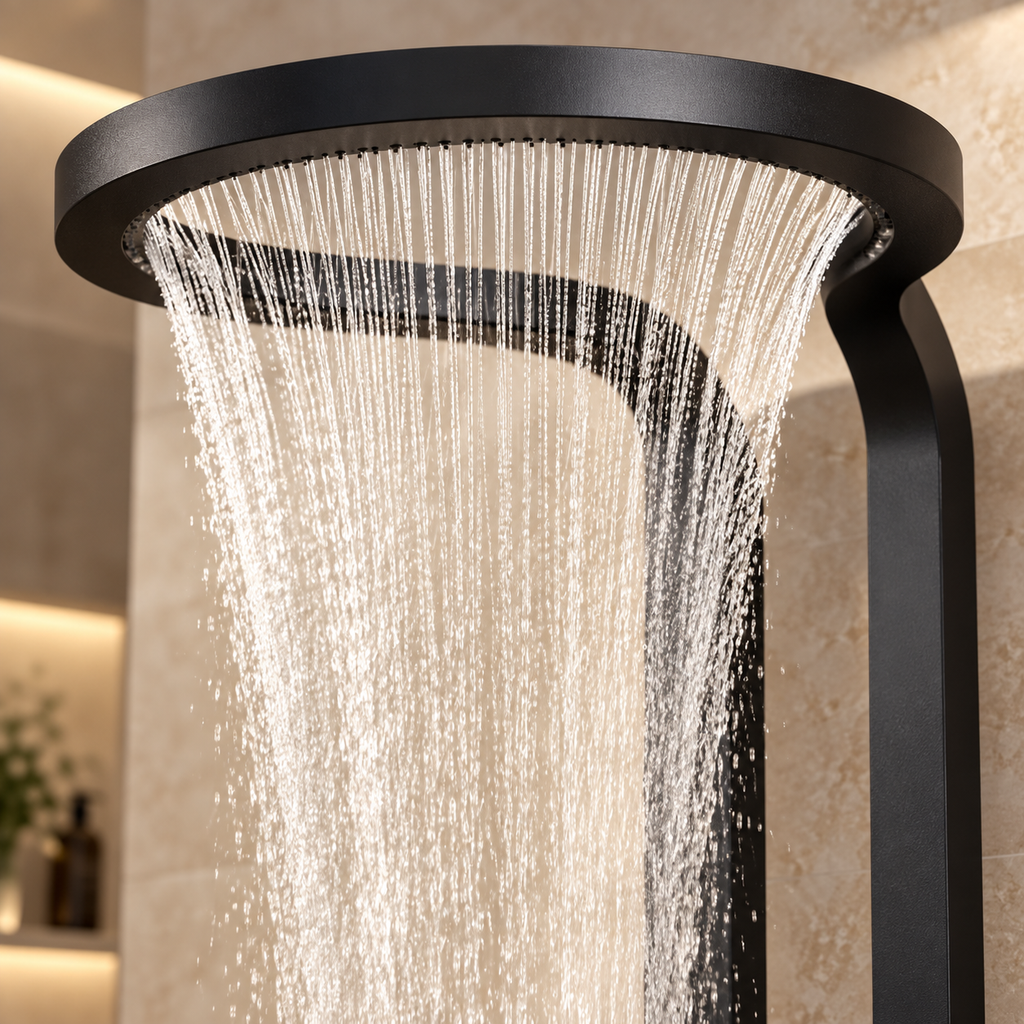 Nordic Rain Modern Waterfall Shower Set