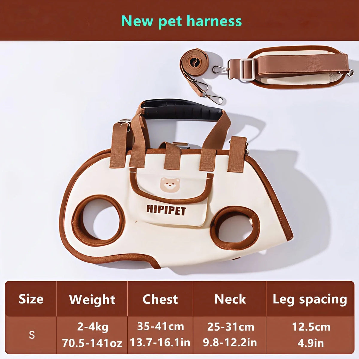 Dog Carrier Backpack – Breathable Pet Travel Bag for Small Dogs & Cats