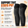 Self-Heating Herbal Knee Wraps (2-Pack)