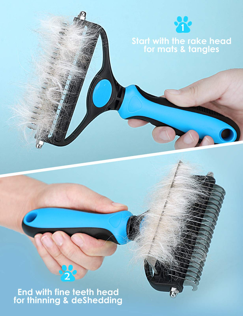 Professional Deshedding Tool for Dogs & Cats – Gentle, Efficient & Fur-Free Home