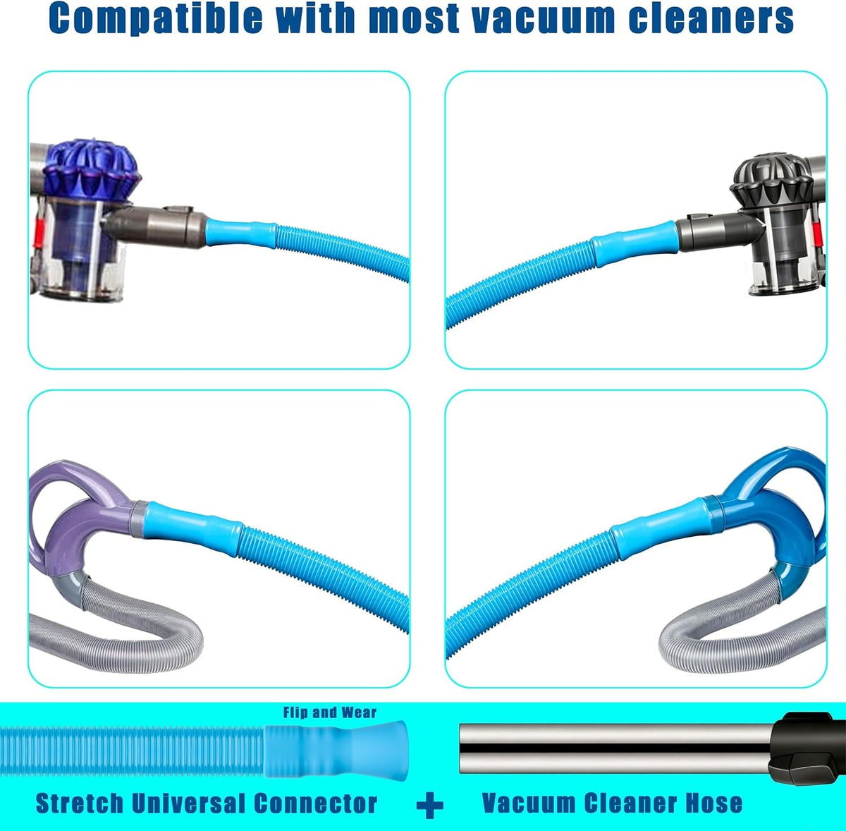 Dryer Vent Cleaner Kit — Flexible, Rotating Brush, Lint Remover, Duct Brush, Extendable, Power Drill Attachment