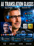 AI Smart Long Battery Life Wireless Bluetooth 6.0 Translation Glasses