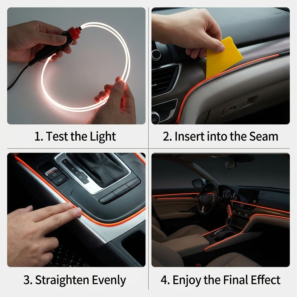 Car Interior Decorative LED Strip Atmosphere Light
