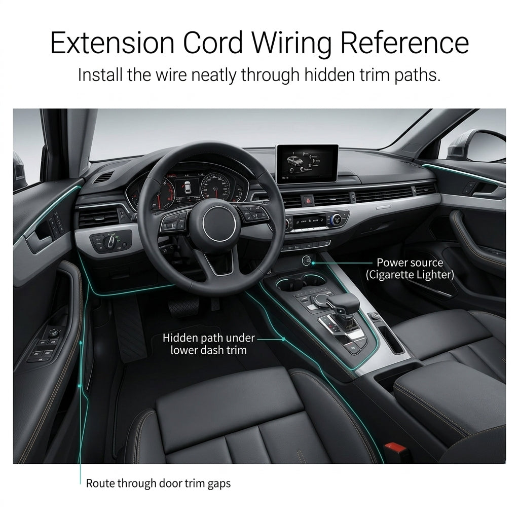Car Interior Decorative LED Strip Atmosphere Light