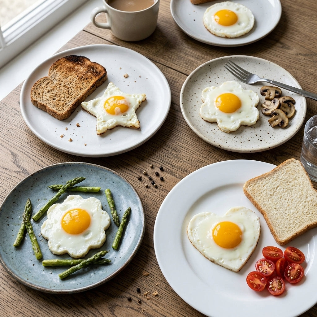5pcs/set Stainless steel Fried Egg Mold Pancake Rings