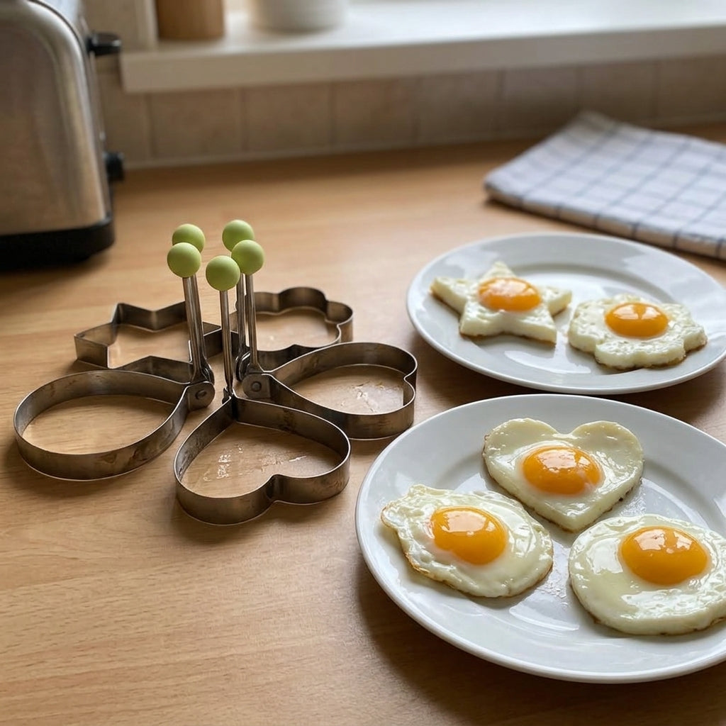 5pcs/set Stainless steel Fried Egg Mold Pancake Rings