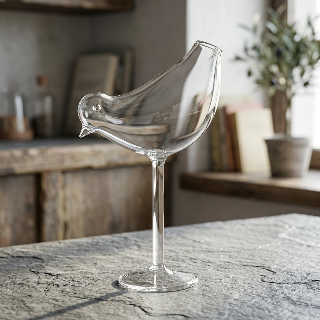 Bird Shape Creative Cocktail Glass