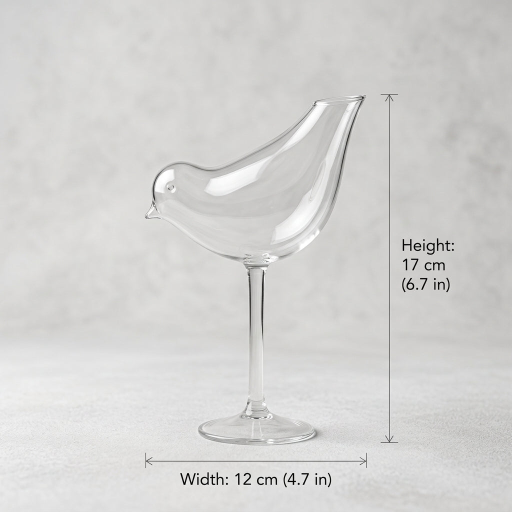 Bird Shape Creative Cocktail Glass