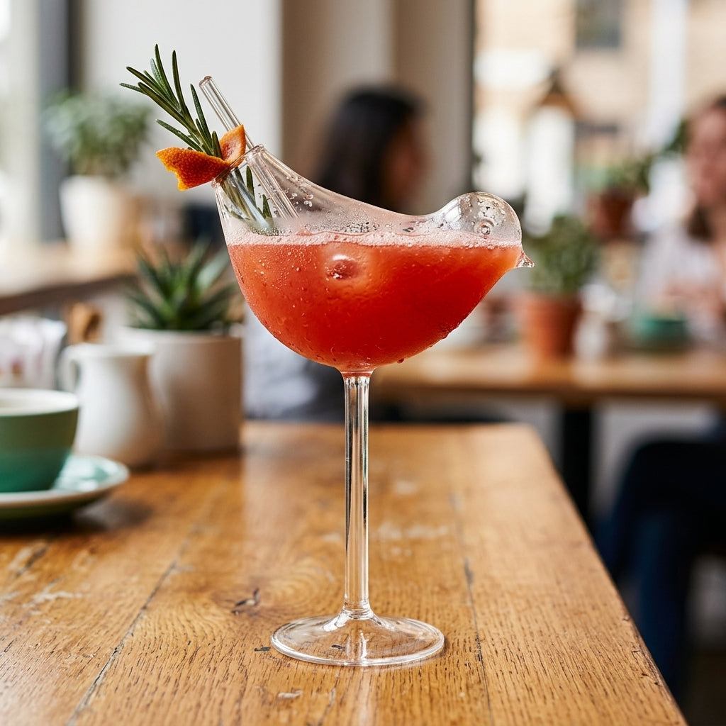 Bird Shape Creative Cocktail Glass