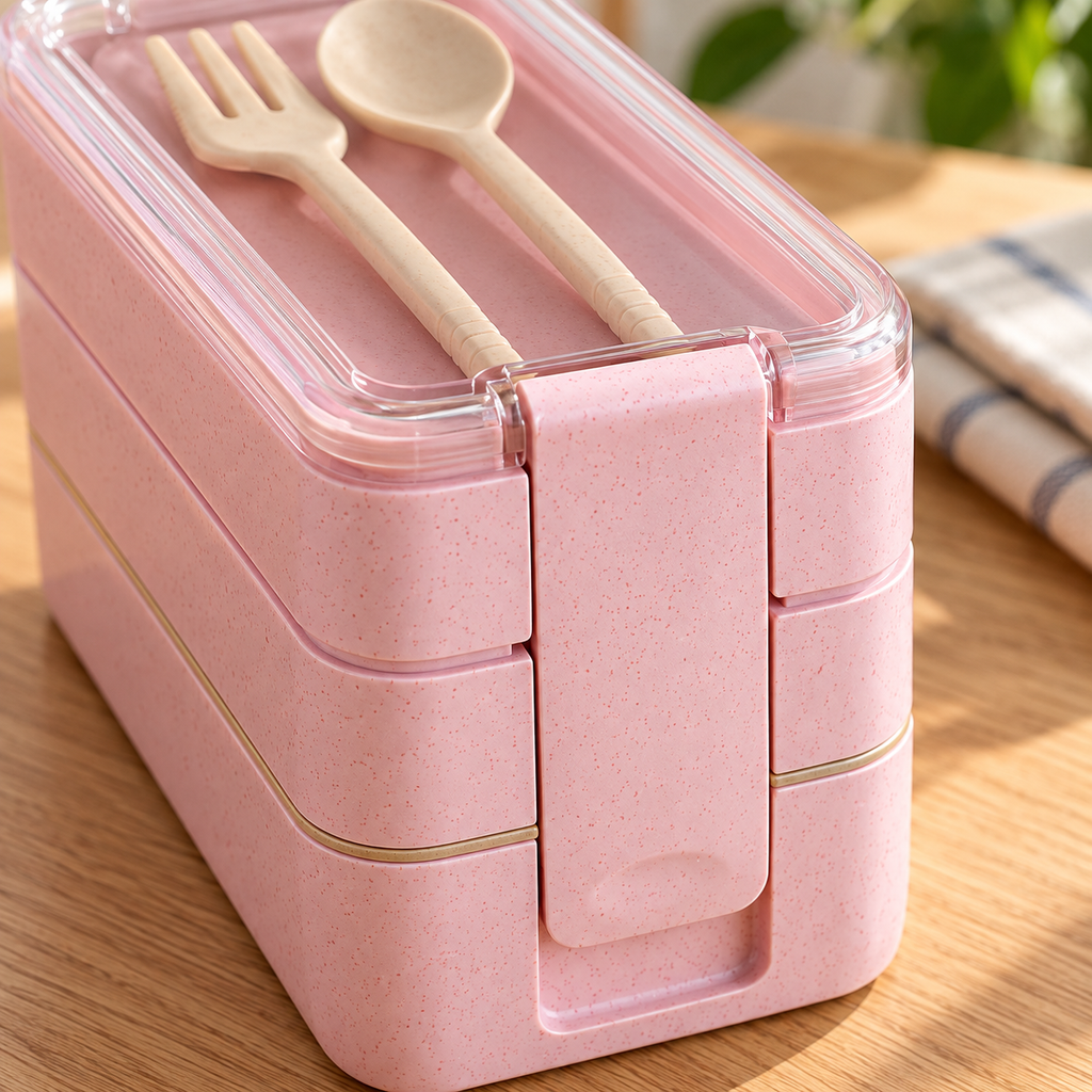 3 Layers Healthy Material Lunch Box
