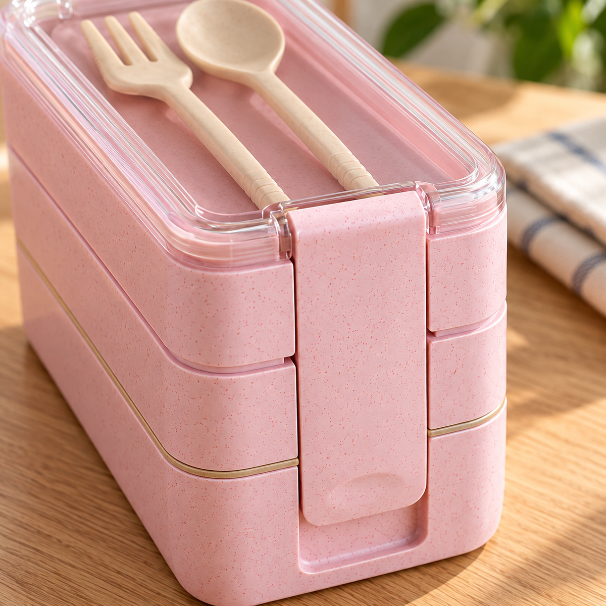 3 Layers Healthy Material Lunch Box
