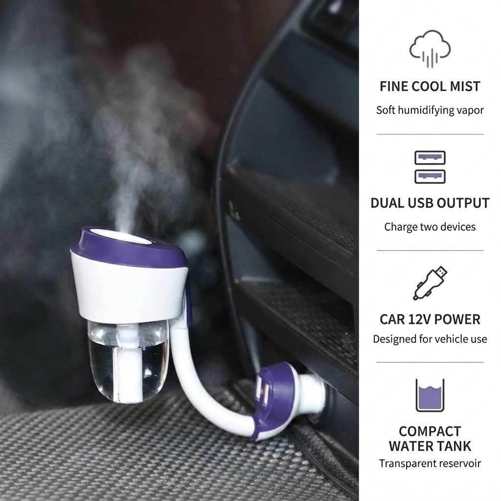 Aromatherapy Air Humidifier for Car