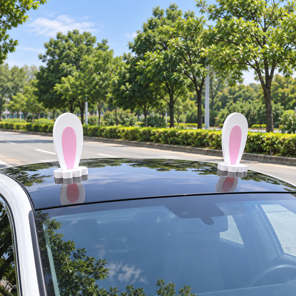 Cute Car Ear Exterior Roof Stickers