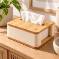 Nordic Bamboo Foldable Tissue Box