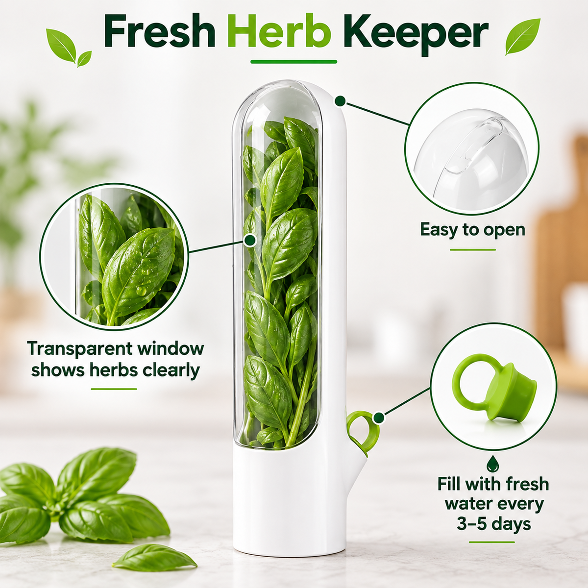 Premium Herb Keeper