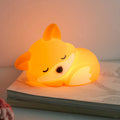Maetiva® Fox Night Light with Curled Tail Silicone Squishy Animal Design Lamp Perfect Gift