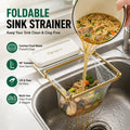 Foldable Corner Sink Strainer