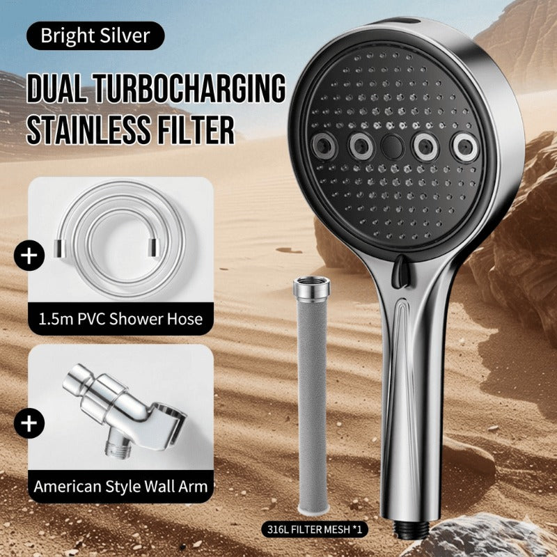 6-Mode High Pressure Shower