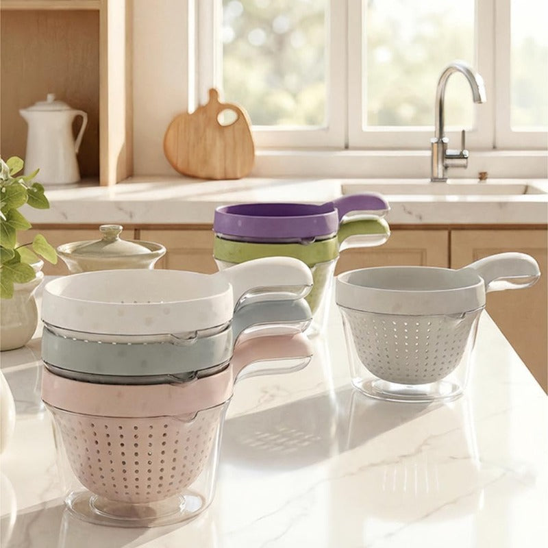 2-in-1 Strainer Serving Bowl