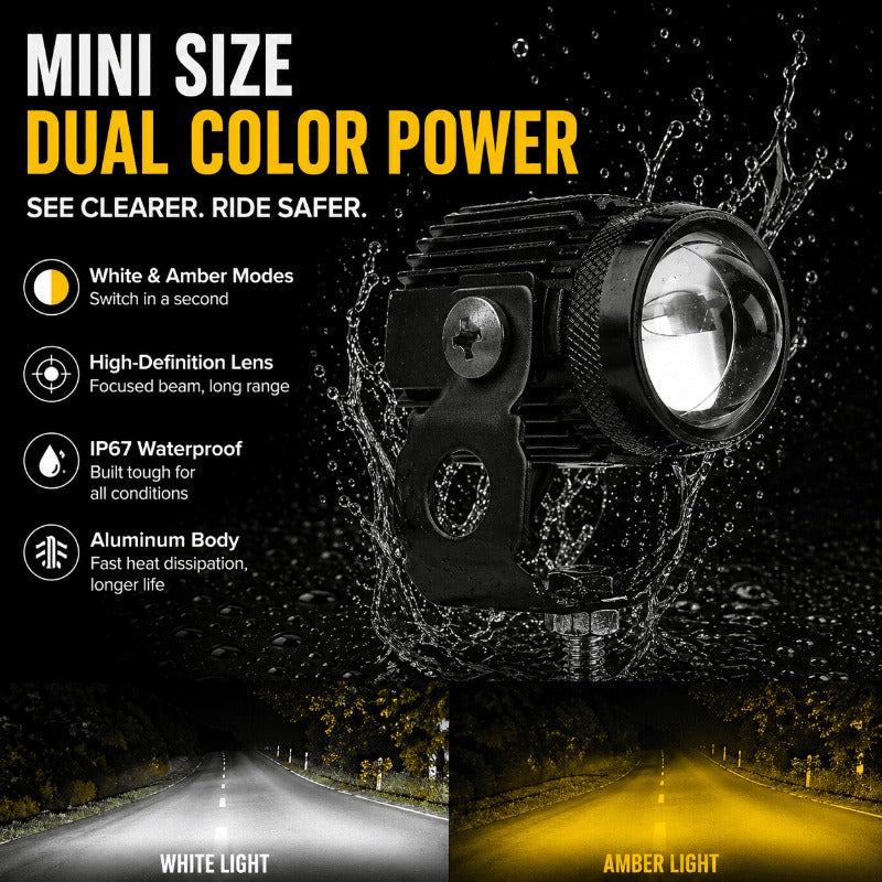 Compact Dual-Beam Aux Lights