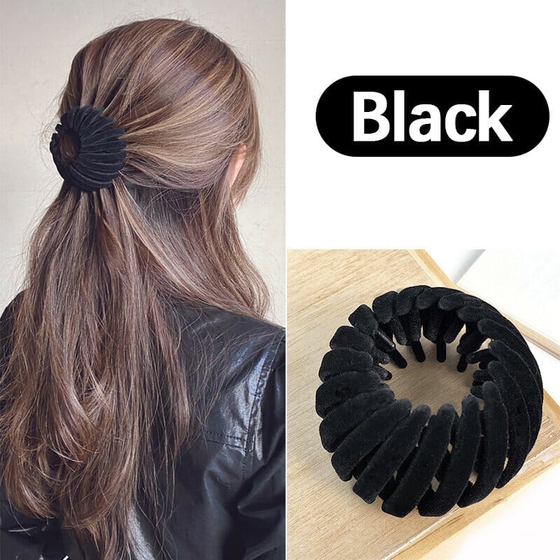 Versatile Velvet Hair Coiler