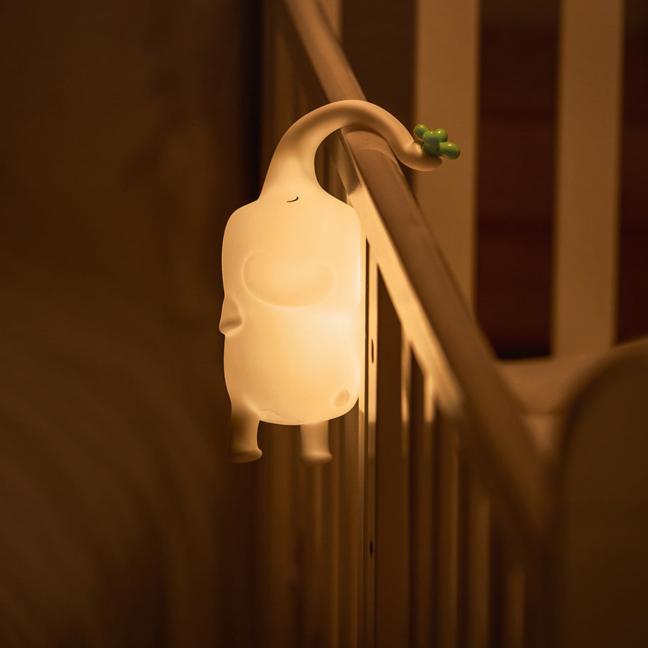 Maetiva® Squishy Silicone Flying Elephant LED Night Light - Perfect Gift for Kids and Girls