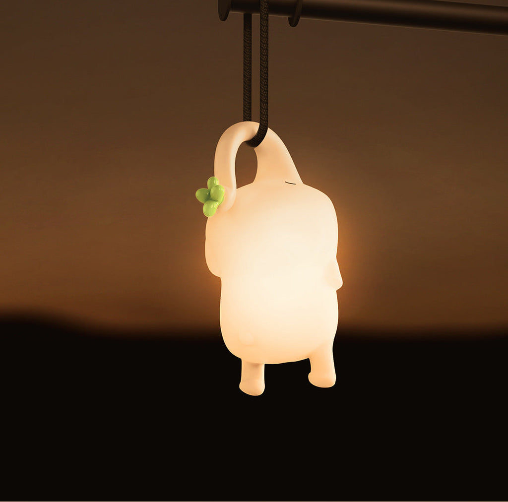 Maetiva® Squishy Silicone Flying Elephant LED Night Light - Perfect Gift for Kids and Girls