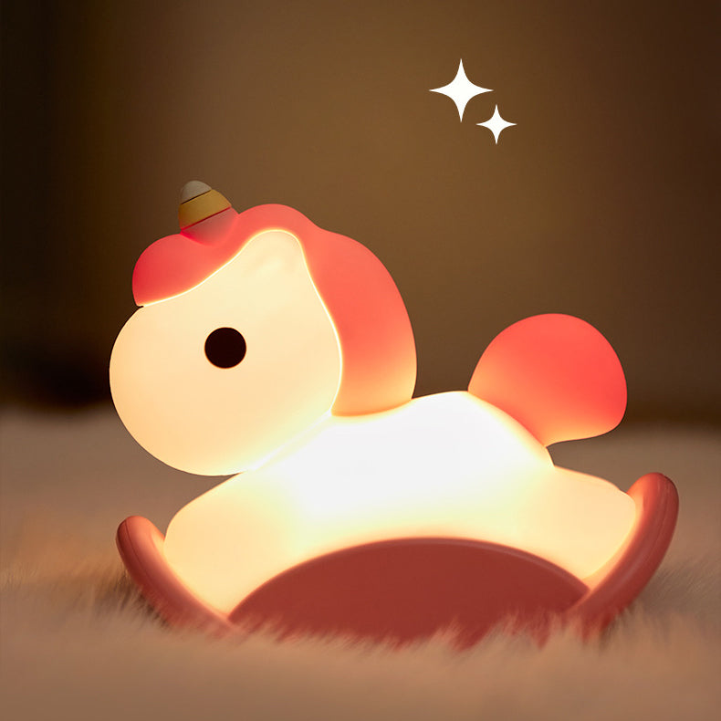 Maetiva® Unicorn Night Light LED Squishy Tap Lamp Best Gift for Baby and Girl